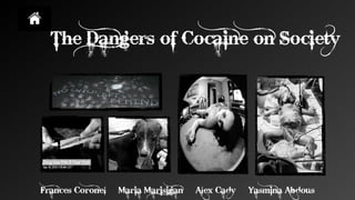 The Dangers of Cocaine on Society
Frances Coronel Maria Marisigan Alex Cady Yasmina Abdous
 