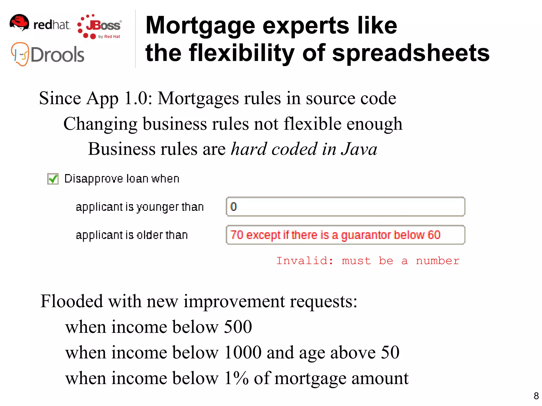 The myth Because Drools can fulfil business rules 