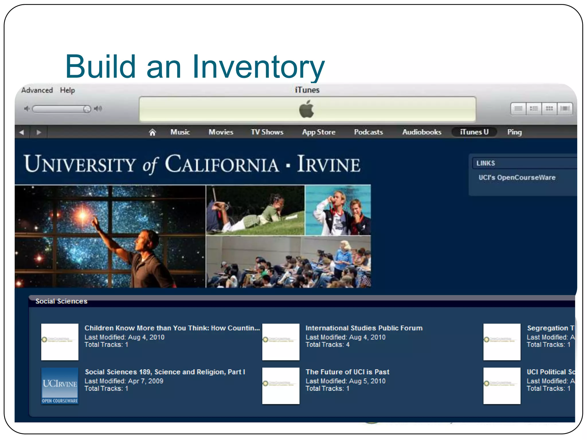 Build an Inventory
 