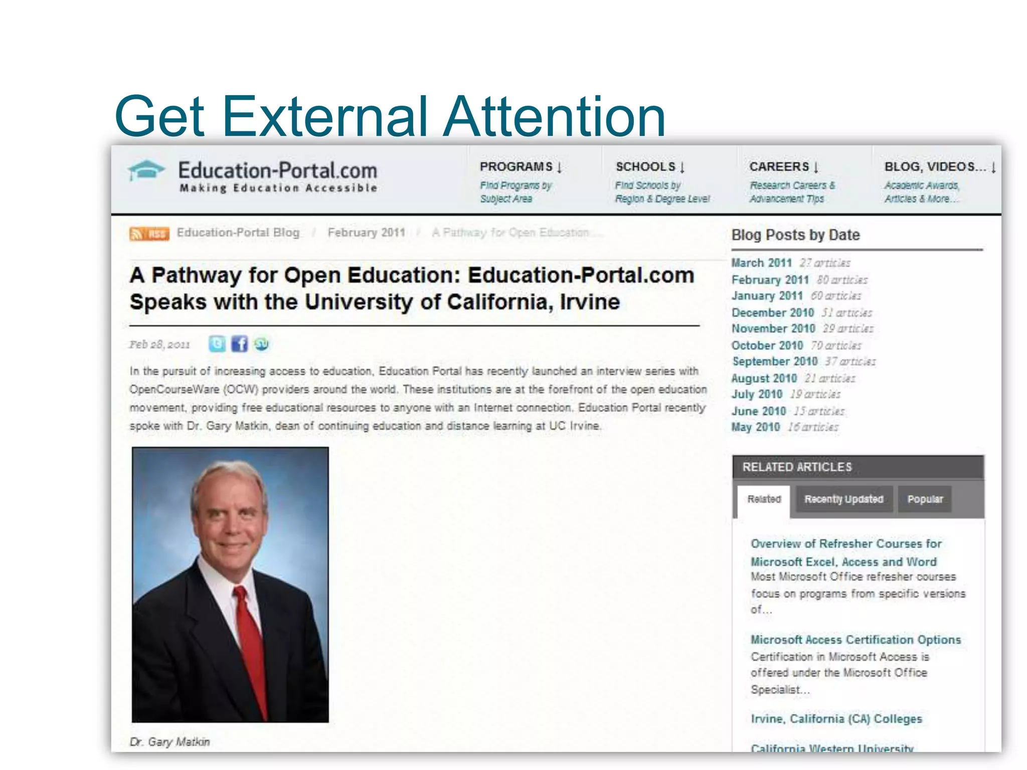 Get External Attention
 