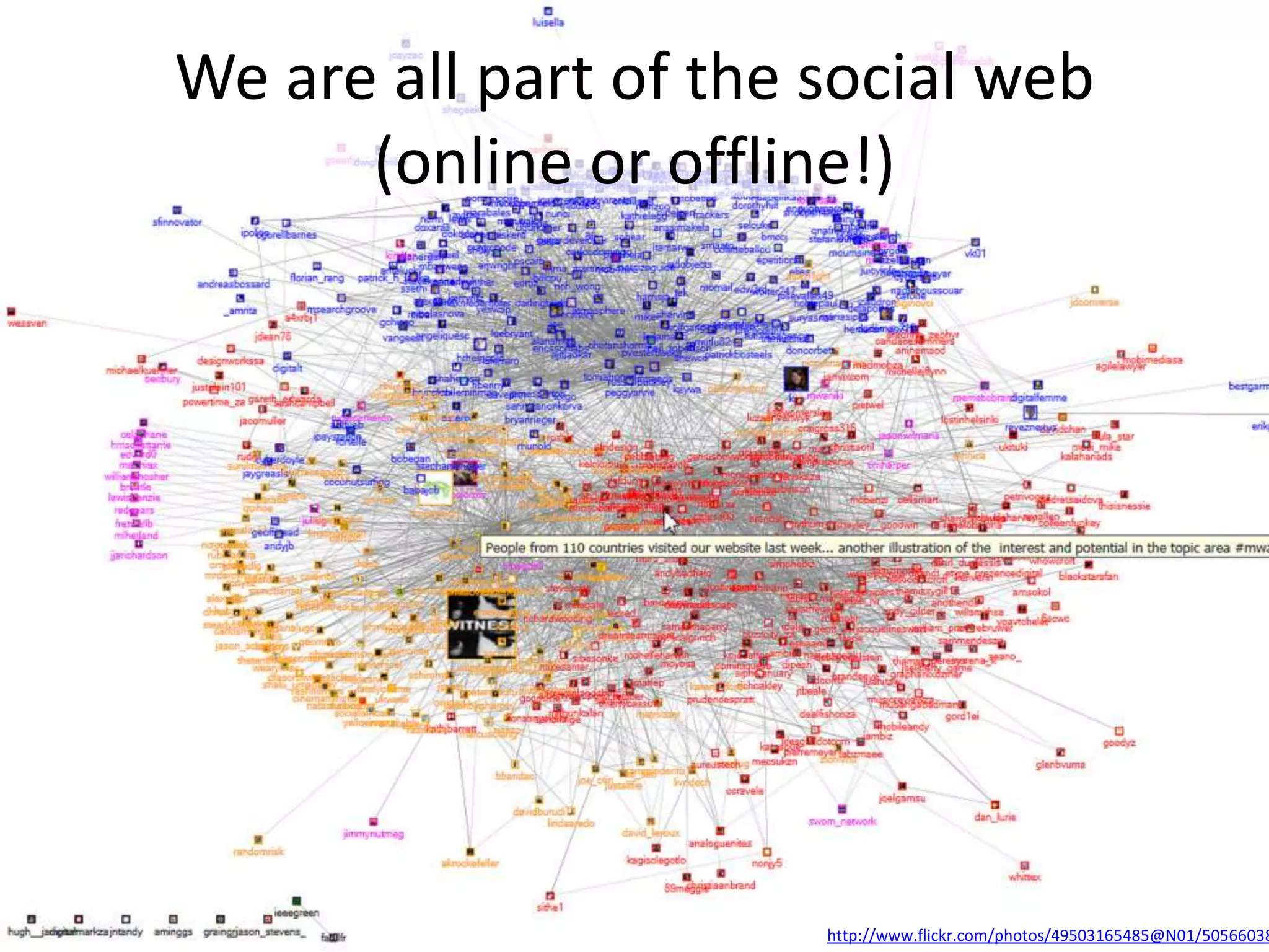 We are all part of the social web (online or offline!)http://www.flickr.com/photos/49503165485@N01/5056603811