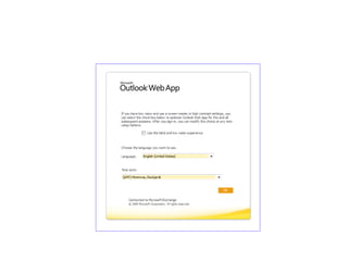 Configure o idioma e o fuso horário
 