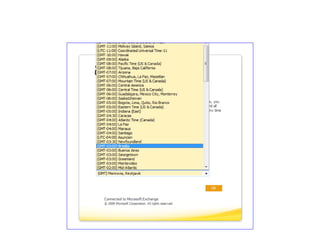 Configure o idioma e o fuso horário
 
