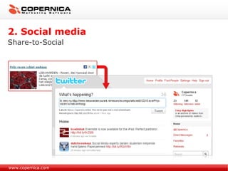 www.copernica.com 2. Social media Share-to-Social 