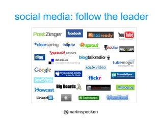 social media: follow the leader @martinspecken 