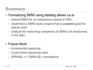 BackupMay 10, 201118