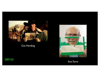 Cat Herding




2007-02
                        Ant Farm
 