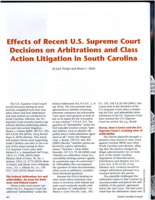 recent court decisions