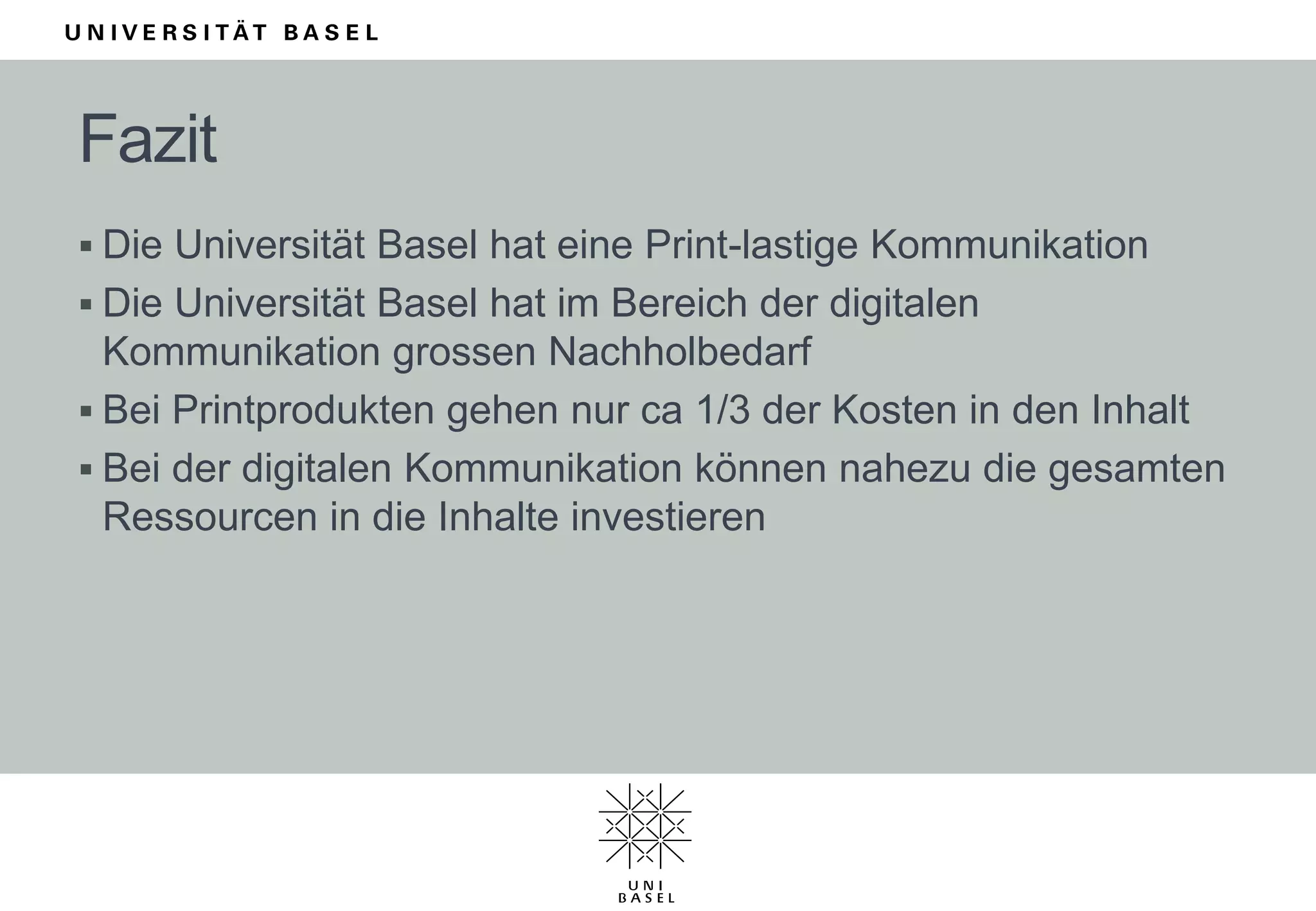 International AffairsJeder Bereich ein kleines UniversumJeder definiert für sich seine Aufgaben