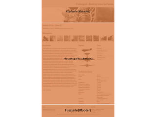 Kopfzeile (#header)Hauptspalte (#main)Fusszeile (#footer)