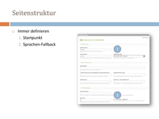 SeitenstrukturImmer definierenStartpunkt Sprachen-Fallback12