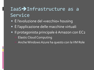 PaaSPlatform as a ServiceNe riparliamo dopo…