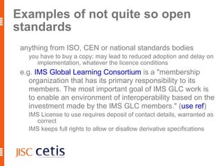 IP irrevocably available on a royalty-free basis Refers to European Interoperability Framework for pan-European eGovernment services ( 2004 ref )