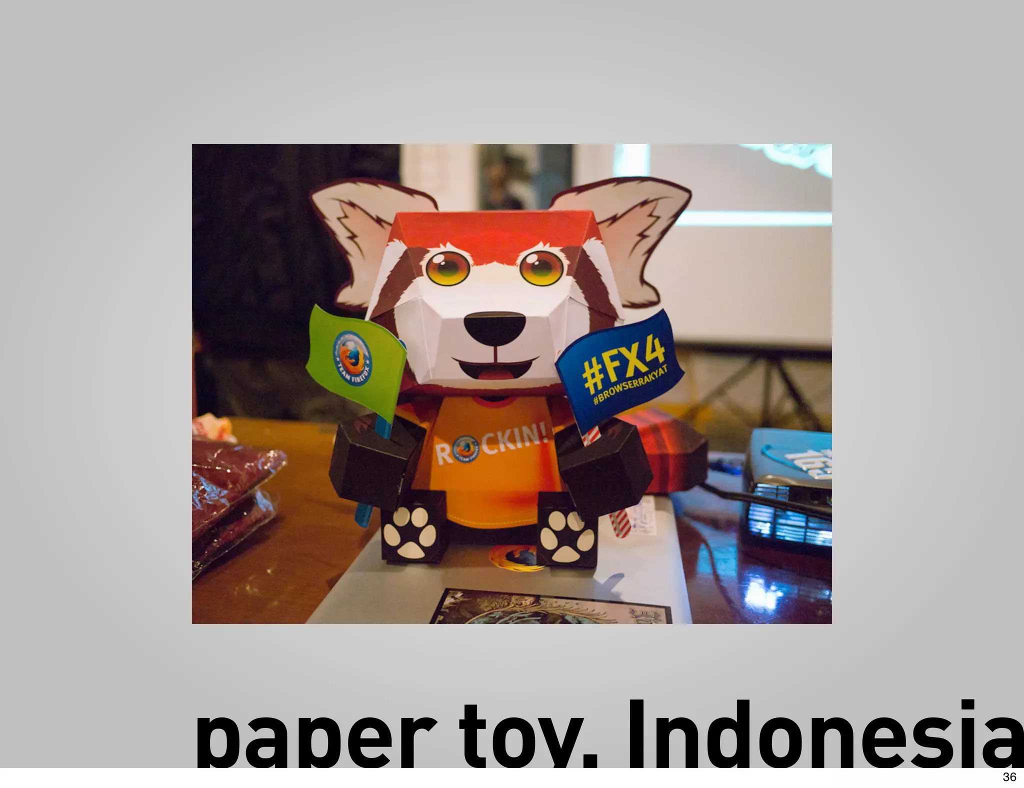 paper toy, Indonesia
                   36
 