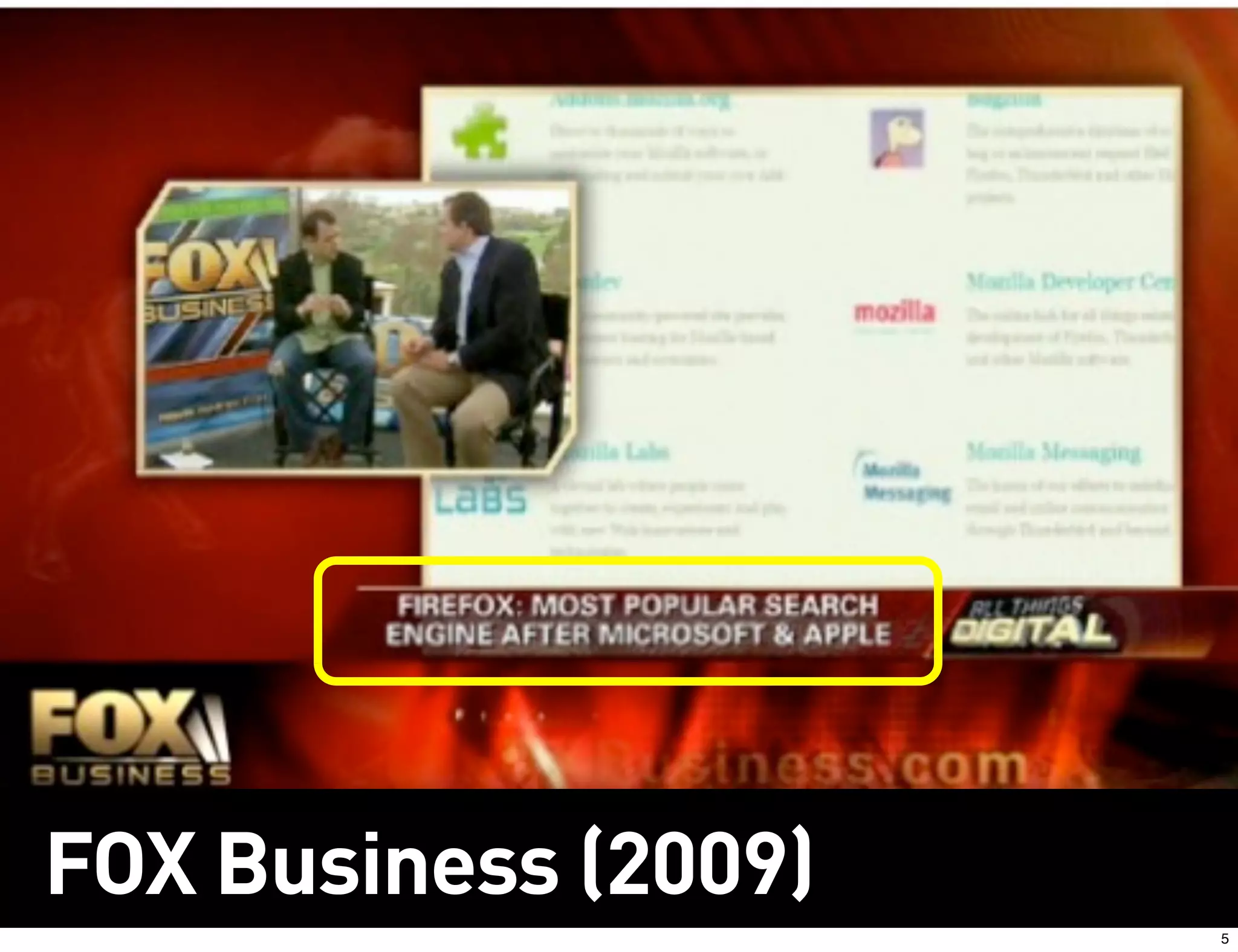 FOX Business (2009)
                      5
 