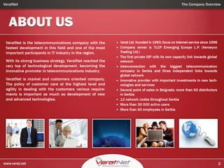 Company Overview - Verat Ltd.