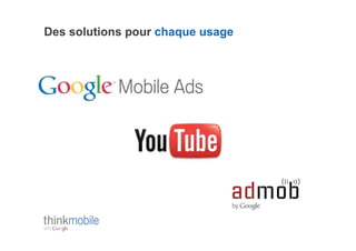 Des solutions pour chaque usage
 
