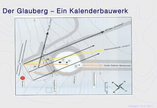 Der Glauberg – Ein Kalenderbauwerk




                                     Tübingen, 12.07.2011
 