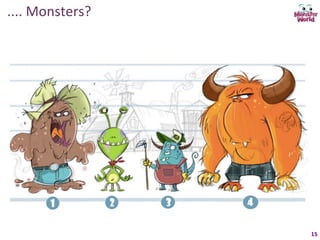 ....	
  Monsters?	
  




                        15	
  
 