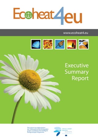Executive
Summary
Report
www.ecoheat4.eu
This report was elaborated in
the framework of the Ecoheat4EU
project funded by the Intelligent
Energy Europe Programme.
 