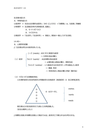 Ugѧ 1/3




ߤ׽
ѧ׽
ٽUgѧ ? ȫʤĤʽUgˣۥ?ΥߥMߡ vs. bߡP
ڵѧ ? ʽФס񡢮bI
          `??饤
          £饤ե
ۼѧ ? ѧѧ ? ͥˡһTȤƤΡߡ


14:40
£ѧİ
// ߤϺΤ餫֤äƤ롣


            ˩` (needs)ޤˤˌg
                          Ʒُ
       ģwantsĿˤ
                            ҪФƷُ루IؤƷ
            åwishes_ɤ뤫δ_ɤ
                             ϣ
                             ᤿Ʒُϣ٘gƷ


ޥ`ΡAh
   ڰȫ󣨳J󣩢 ԼgF()




                                         wishes

                           ϥƩ`

                                         wants

                  
                                         needs


   ߤϢڤΰȫ󤬤ȤƤߤȤJR
  ȫʈˤ


//MȷMȤҕǤߤȡ󤬤ɤǜΤ롣




                                                    5
 