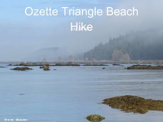 Ozette Triangle Beach Hike July 30, 2011 Steve Osburn 