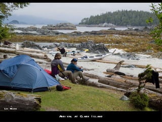 Arrival at Clark Island Les Moore 