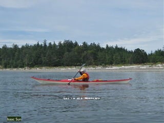 Isaac Sun Les in his Nordkapp 