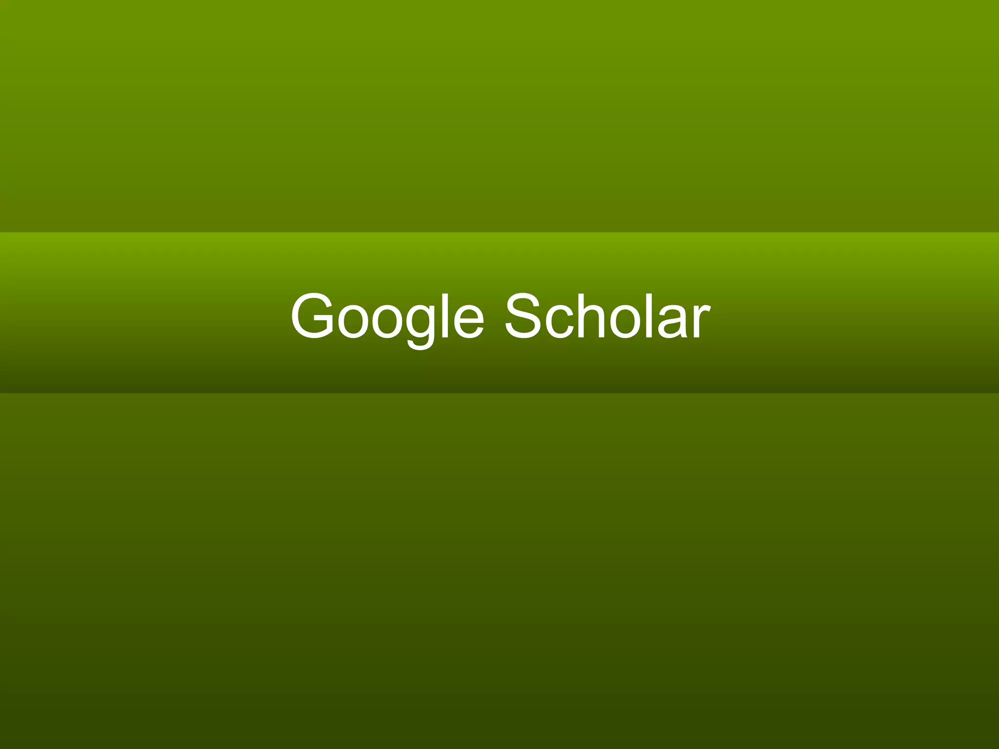 Google Scholar 