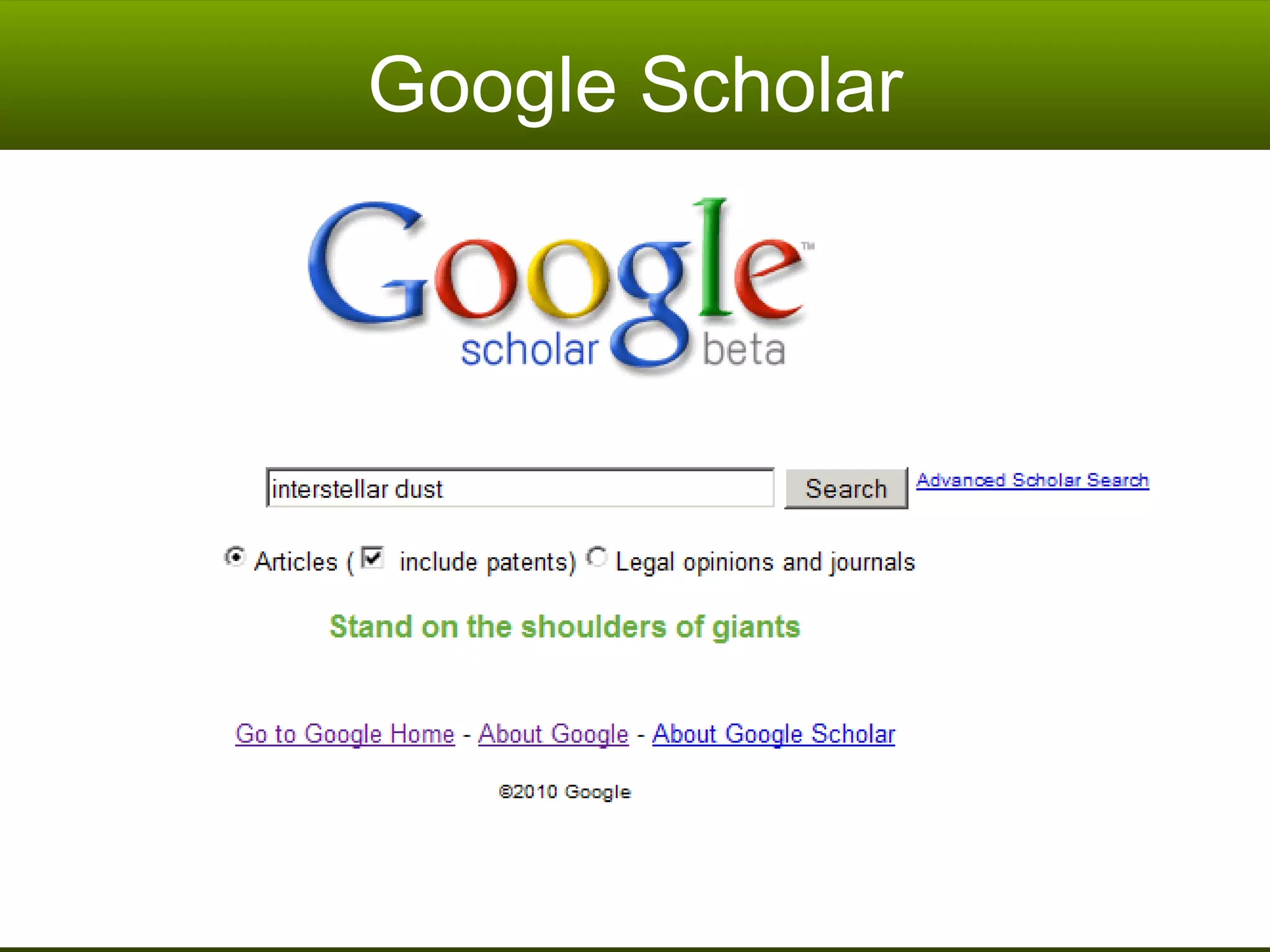 Google Scholar 