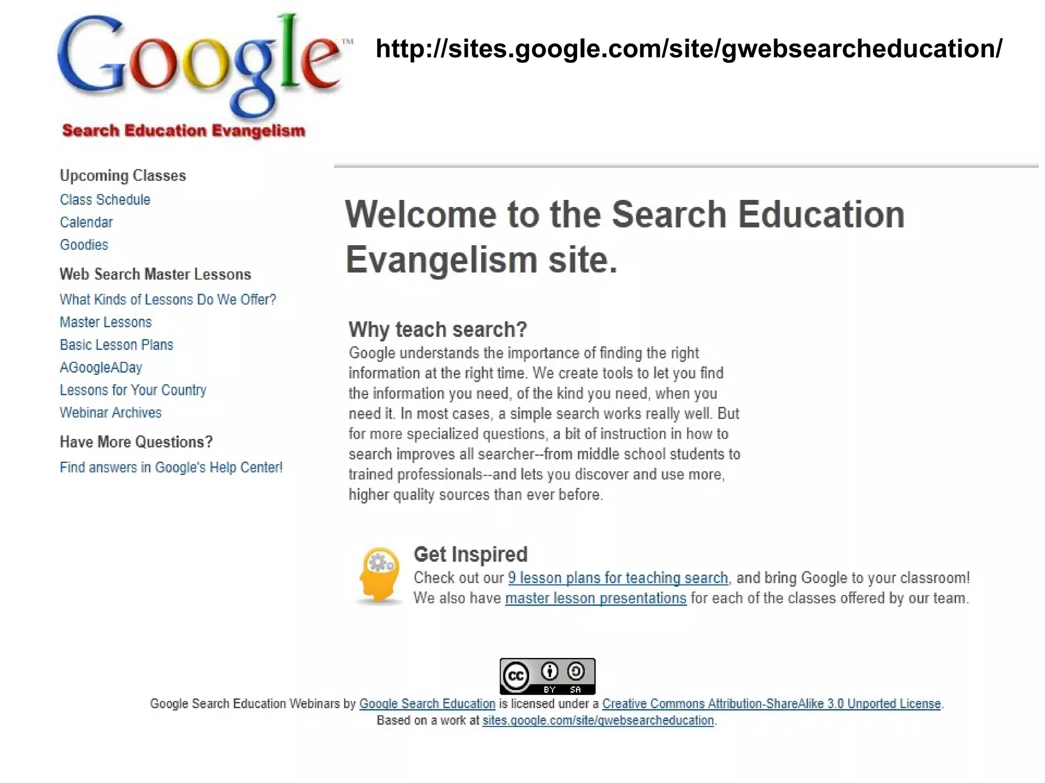 http://sites.google.com/site/gwebsearcheducation/ 