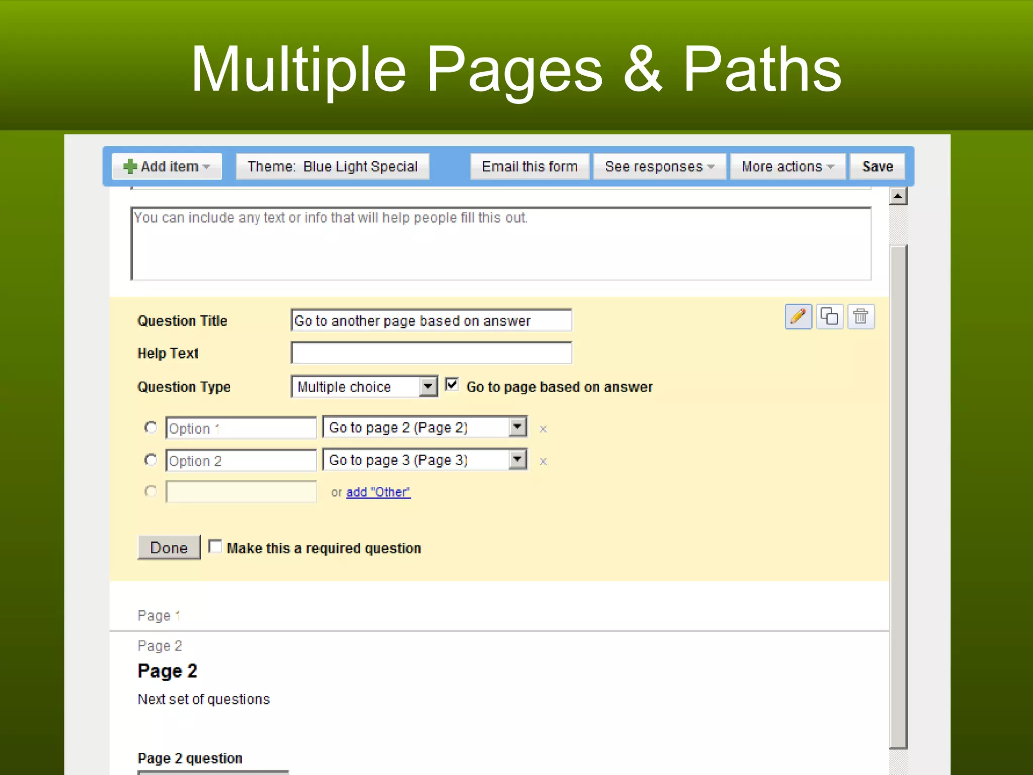 Multiple Pages & Paths 