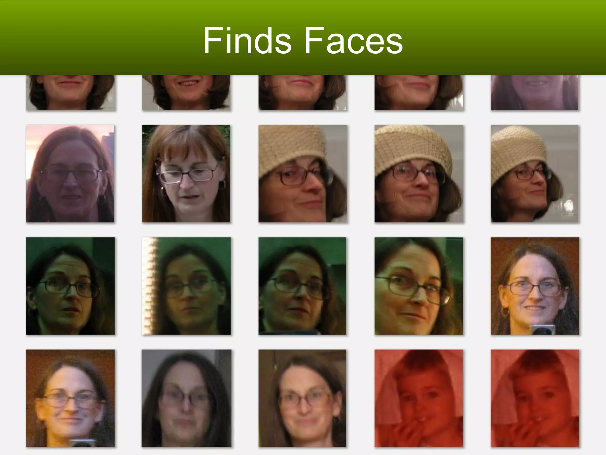 Finds Faces 
