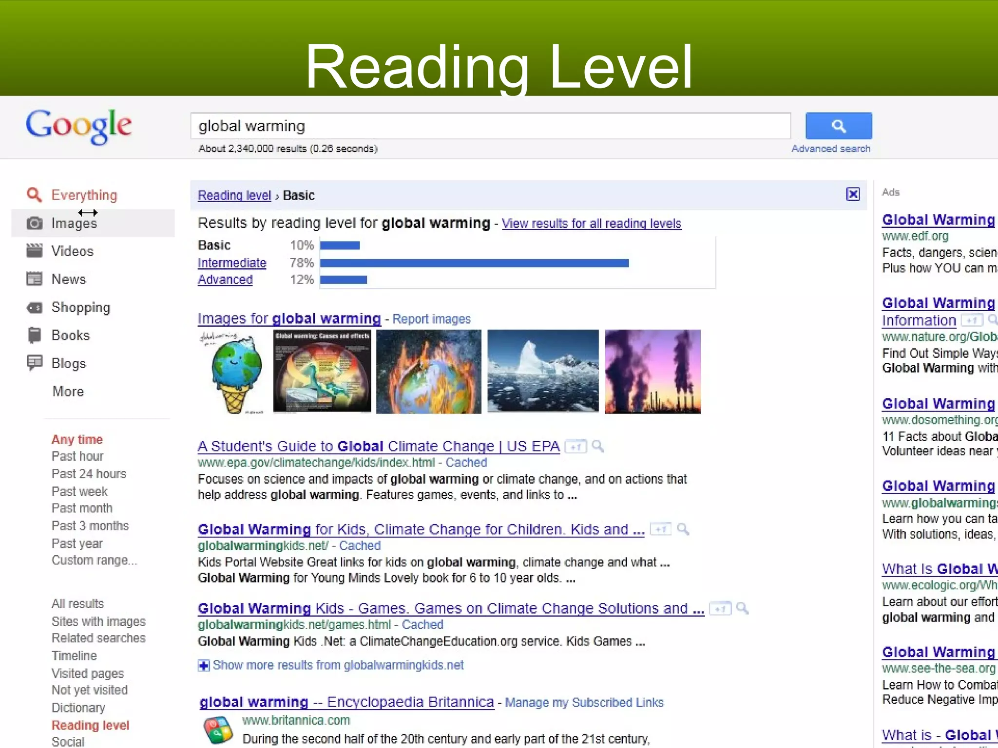 Reading Level 