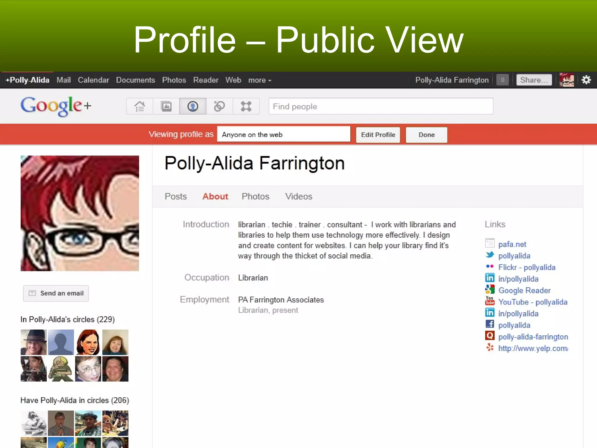 Profile – Public View 