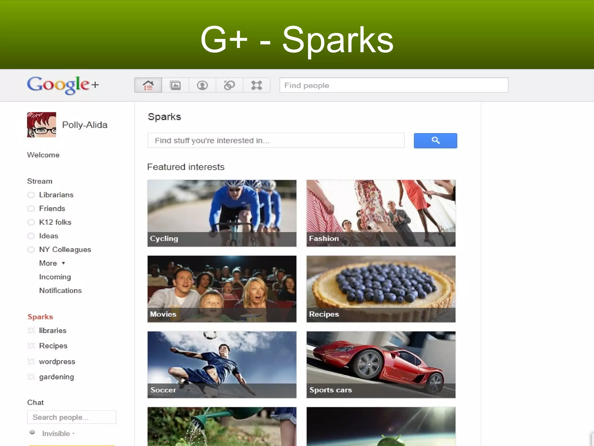 G+ - Sparks 