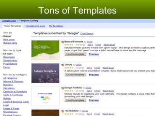 Tons of Templates 