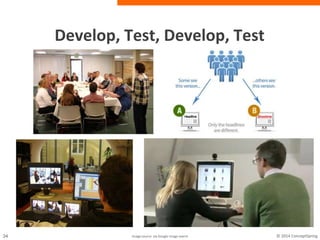 Develop, Test, Develop, Test
Image source: via Google image search
 