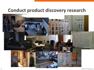 Conduct product discovery research
 