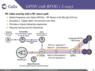 FTTH Solutions For Today And Tomorrow | PPTX