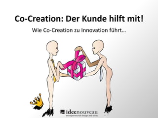 Co-Creation: Der Kunde hilft mit! Wie Co-Creation zu Innovation führt… 