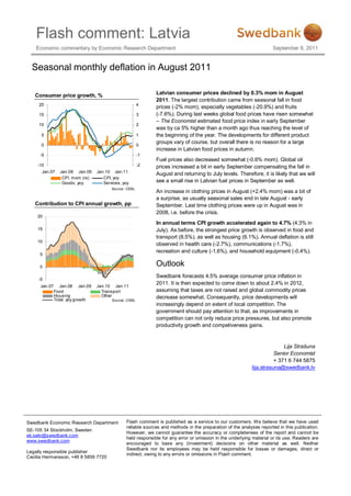 Flash Comment: Latvia - September 8, 2011 | PDF