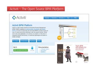 Activiti – The Open Source BPM Platform
 