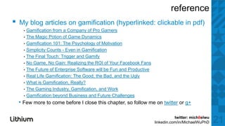 Thank you
Q&A + Discussion



                  twitter: mich8elwu
       linkedin.com/in/MichaelWuPhD    20
 