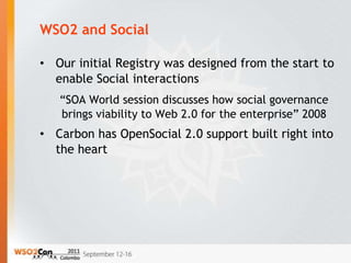 Stratos / StratosLive enhancementsApache Cassandra / Data-as-a-Service