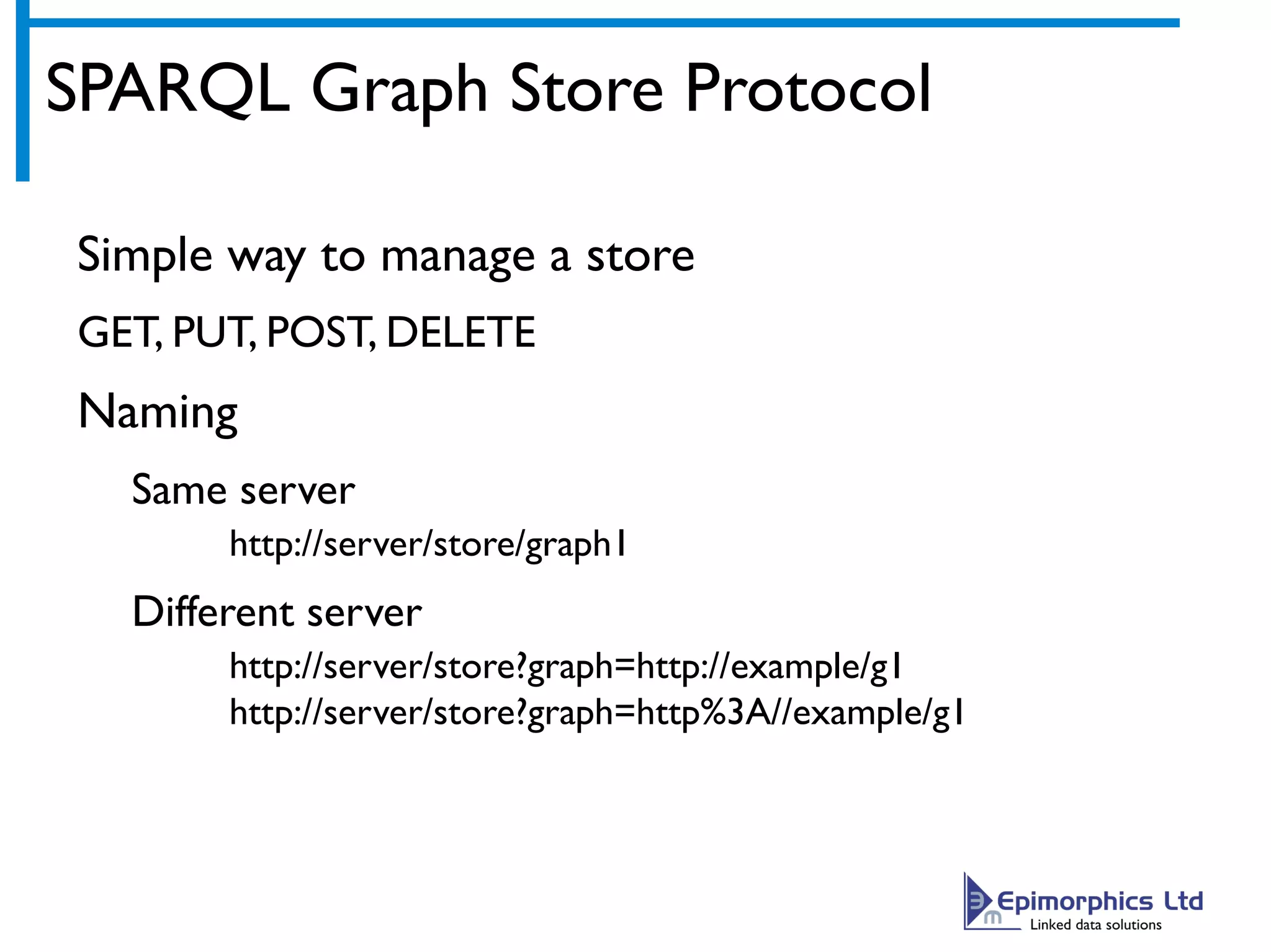 NoSQL and Triple Stores | PPT