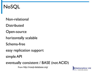 NoSQL and Triple Stores | PPT
