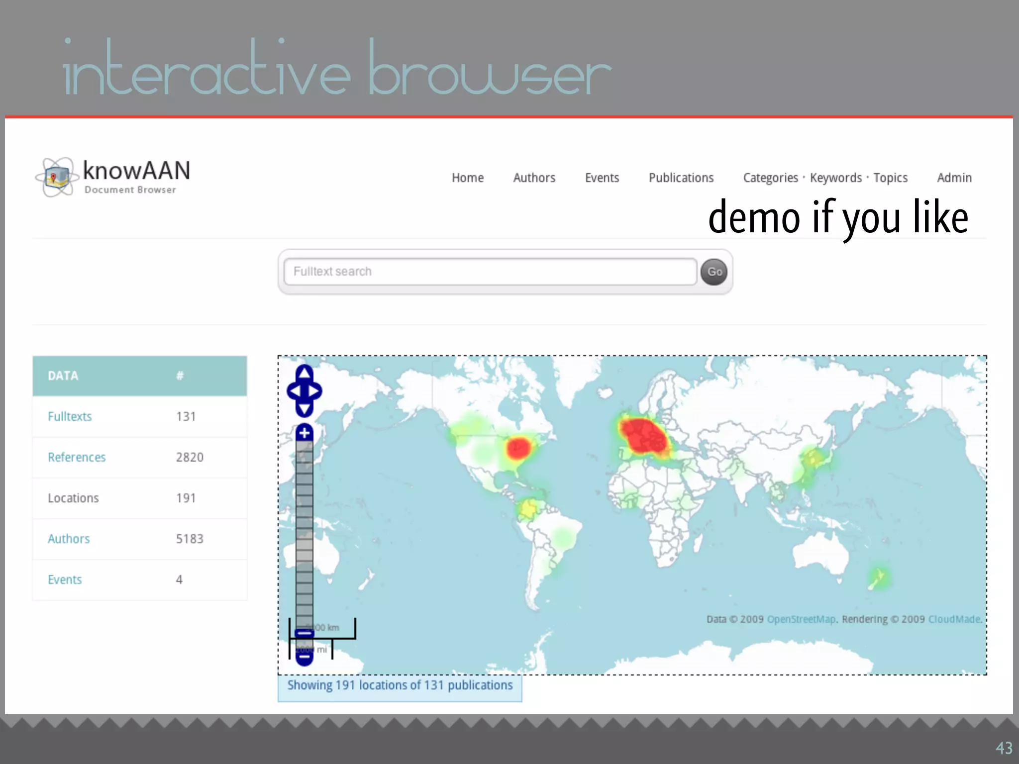 interactive browser
                      demo if you like




                                         43
 