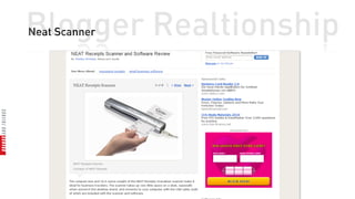 Blogger Realtionship
Neat Scanner
 
