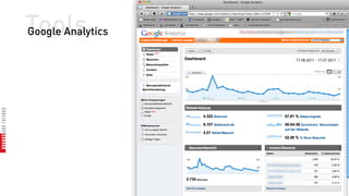 Tools
Google Analytics
 